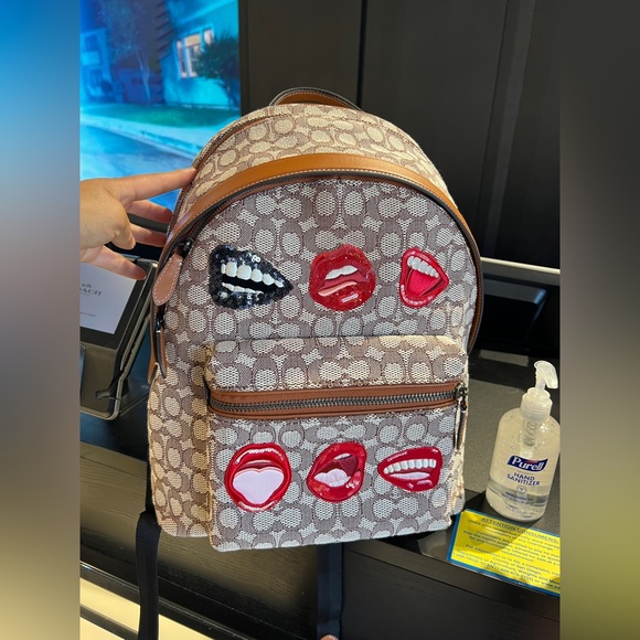 Coach X Tom Wesselmann Charter Backpack In Signature Textile Jacquard NWT - Picture 2 of 15